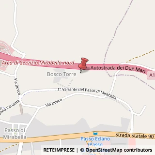 Mappa Via Bosco, 53, 83036 Mirabella Eclano, Avellino (Campania)