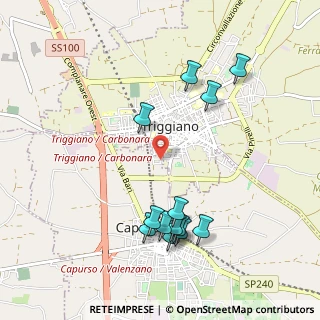 Mappa Via Boris Giuliani, 70010 Capurso BA, Italia (1.15154)