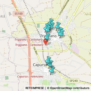 Mappa Via Boris Giuliani, 70010 Capurso BA, Italia (0.83667)