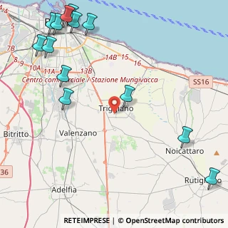 Mappa Via Boris Giuliani, 70010 Capurso BA, Italia (6.70385)