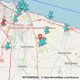 Mappa Via Boris Giuliani, 70010 Capurso BA, Italia (6.36357)