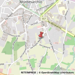 Mappa Via Virgilio, 14/A, 82016 Montesarchio, Benevento (Campania)