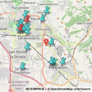 Mappa Via Massimo Troisi, 81100 Caserta CE, Italia (2.6335)