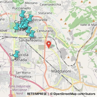 Mappa Via Vittorio De Sica, 81100 Caserta CE, Italia (3.0325)