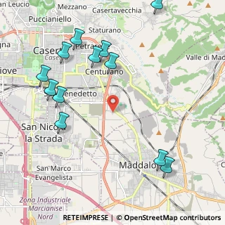 Mappa Via Vittorio De Sica, 81100 Caserta CE, Italia (2.73917)