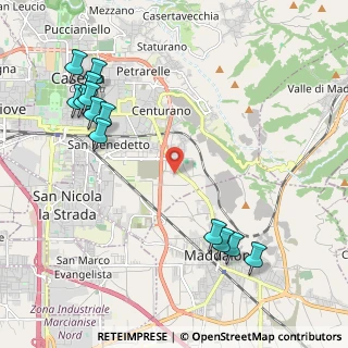 Mappa Via Vittorio De Sica, 81100 Caserta CE, Italia (2.80923)