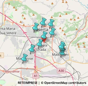 Mappa Ex area S.Gobain, 81100 Caserta CE, Italia (2.93818)