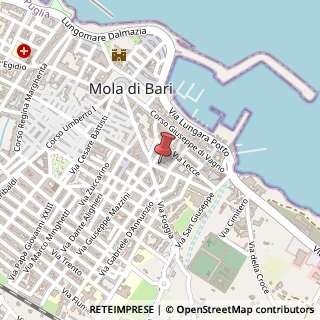 Mappa Via Principe Amedeo, 6, 70042 Mola di Bari, Bari (Puglia)