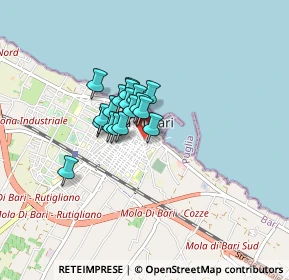 Mappa Via Alberotanza, 70042 Mola di Bari BA, Italia (0.51611)