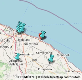 Mappa Via Enrico Toti, 70042 Mola di Bari BA, Italia (15.83867)