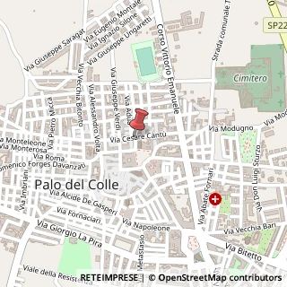 Mappa Via Cavour,  9, 70027 Palo del Colle, Bari (Puglia)