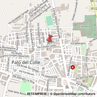 Mappa Via Cesare Battisti, 3, 70027 Palo del Colle, Bari (Puglia)