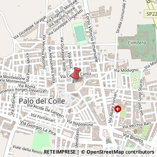 Mappa Piazza Santa Croce, n. 31, 70027 Palo del Colle, Bari (Puglia)
