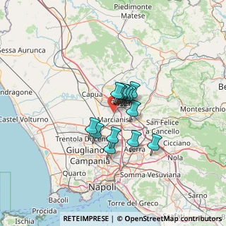 Mappa Via Arturo Toscanini, 81020 Recale CE, Italia (8.21429)