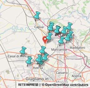 Mappa Strada Statale, 81055 Santa Maria Capua Vetere CE, Italia (6.70444)