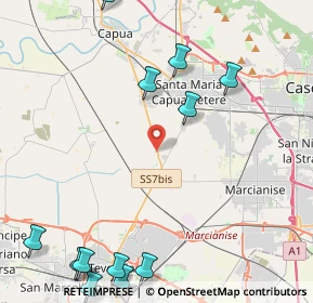 Mappa Strada Statale, 81055 Santa Maria Capua Vetere CE, Italia (6.5475)