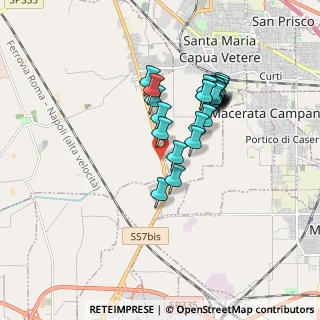 Mappa Strada Statale, 81055 Santa Maria Capua Vetere CE, Italia (1.62963)
