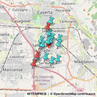 Mappa Via Appia, 81020 San Nicola La Strada CE, Italia (1.16444)