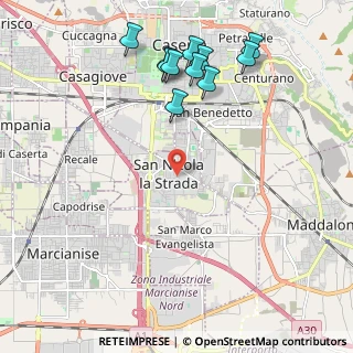 Mappa Via F. Stellato, 81020 San Nicola La Strada CE, Italia (2.58182)