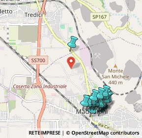 Mappa Via Sauda Vicinale Vairano, 81024 Maddaloni CE, Italia (1.3745)
