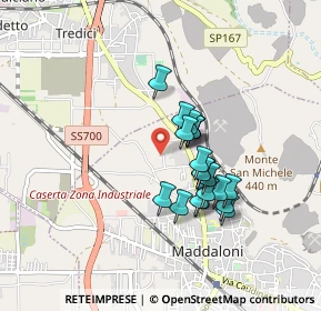 Mappa Via Sauda Vicinale Vairano, 81024 Maddaloni CE, Italia (0.714)