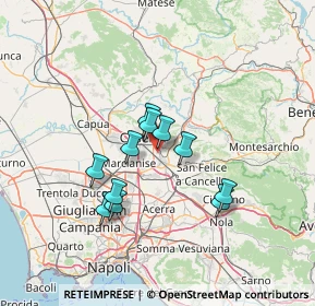 Mappa Via Sauda Vicinale Vairano, 81024 Maddaloni CE, Italia (11.61636)