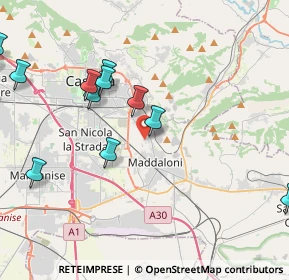 Mappa Via Sauda Vicinale Vairano, 81024 Maddaloni CE, Italia (5.62923)