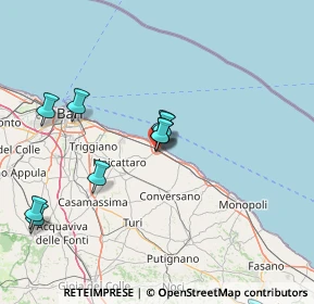 Mappa Via Giovanni Laterza, 70042 Mola di Bari BA, Italia (21.59917)