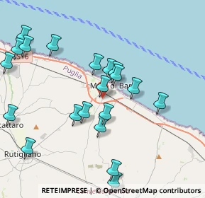 Mappa Via Giovanni Laterza, 70042 Mola di Bari BA, Italia (4.61)