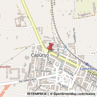 Mappa Via Epifania Federico, 83, 70010 Capurso, Bari (Puglia)
