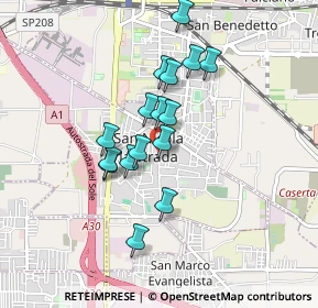 Mappa Vicolo L. Vanvitelli, 81020 San Nicola La Strada CE, Italia (0.75125)