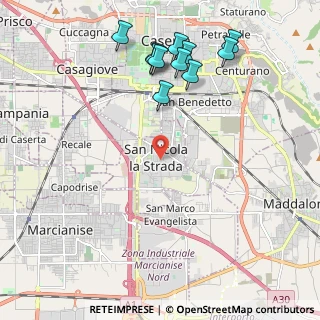 Mappa Via P. Bronzetti, 81020 San Nicola La Strada CE, Italia (2.58909)