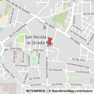 Mappa Via P. Bronzetti, 85, 81020 San Nicola la Strada, Caserta (Campania)