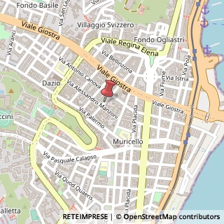 Mappa Via G. Garibaldi, 318, 98121 Messina, Messina (Sicilia)