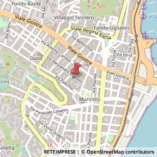 Mappa Via Alessandro Manzoni, 7, 98121 Messina, Messina (Sicilia)