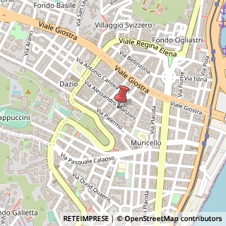 Mappa Via Giuseppe Parini, 20, 98121 Messina, Messina (Sicilia)