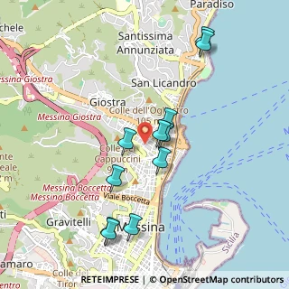 Mappa 98121 Messina ME, Italia (1.04636)