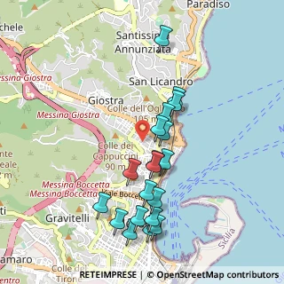 Mappa 98121 Messina ME, Italia (1.07105)