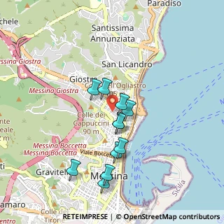 Mappa 98121 Messina ME, Italia (0.87818)