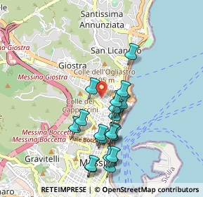 Mappa 98121 Messina ME, Italia (0.969)