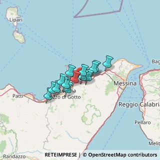 Mappa Zona Industriale Diramazione Viaria C, 98042 Giammoro ME, Italia (8.92429)