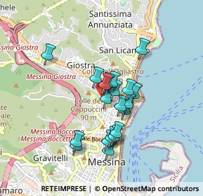 Mappa Messina, 98121 Messina ME, Italia (0.749)