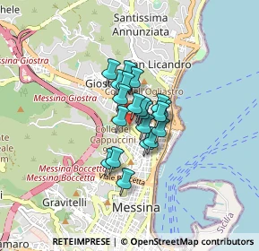 Mappa Messina, 98121 Messina ME, Italia (0.5075)