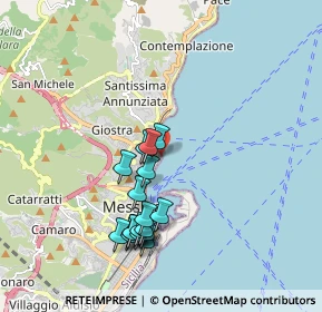 Mappa Imbarco traghetti per Villa San Giovanni, 98121 Messina ME, Italia (1.99824)