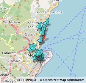 Mappa Imbarco traghetti per Villa San Giovanni, 98121 Messina ME, Italia (1.5285)