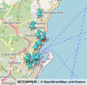 Mappa Imbarco traghetti per Villa San Giovanni, 98121 Messina ME, Italia (1.88)