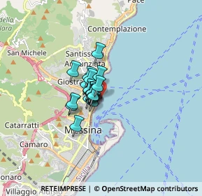 Mappa Imbarco traghetti per Villa San Giovanni, 98121 Messina ME, Italia (0.8695)
