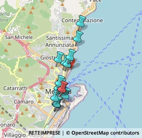 Mappa Imbarco traghetti per Villa San Giovanni, 98121 Messina ME, Italia (1.656)