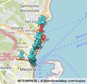 Mappa Imbarco traghetti per Villa San Giovanni, 98121 Messina ME, Italia (0.8355)
