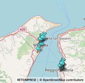 Mappa Imbarco traghetti per Villa San Giovanni, 98121 Messina ME, Italia (8.45273)